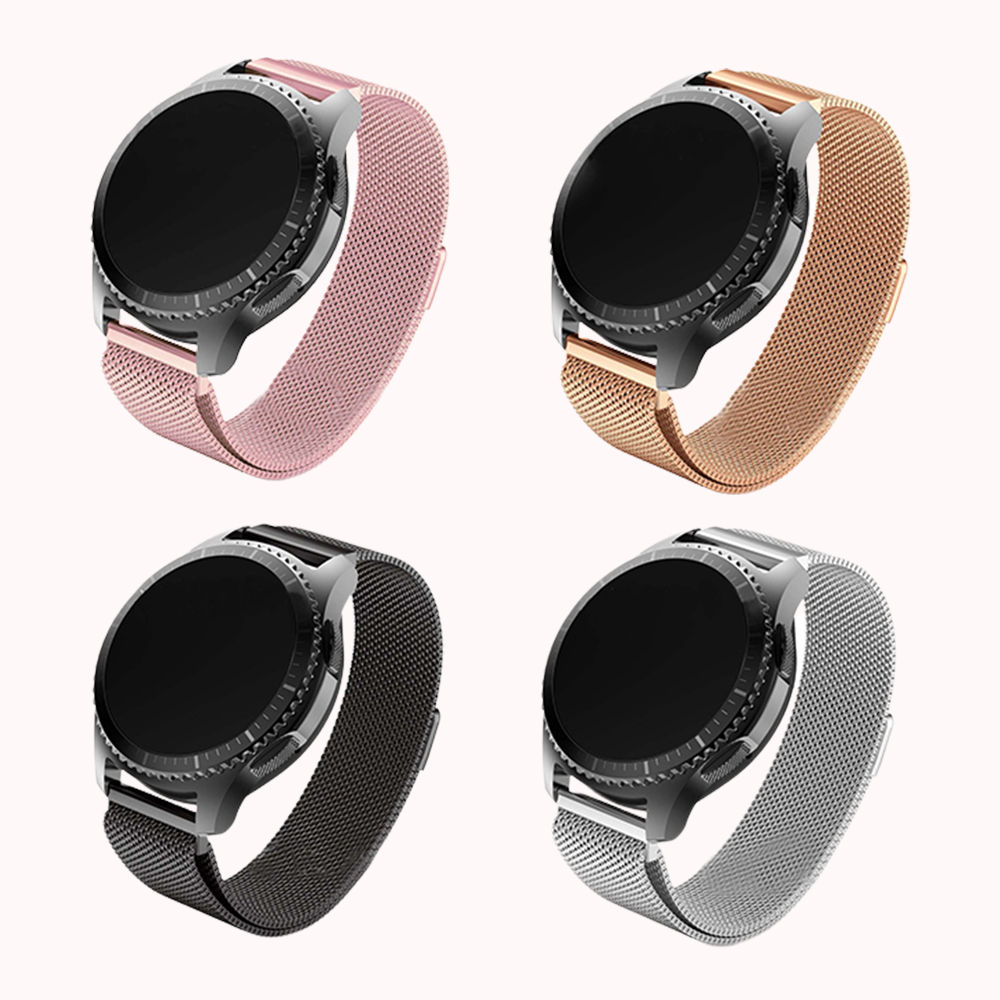 갤럭시 워치 스트랩 40mm 41mm 42mm 44mm 액티브 1 2 3 4 메탈 갤워치 - 상품 이미지