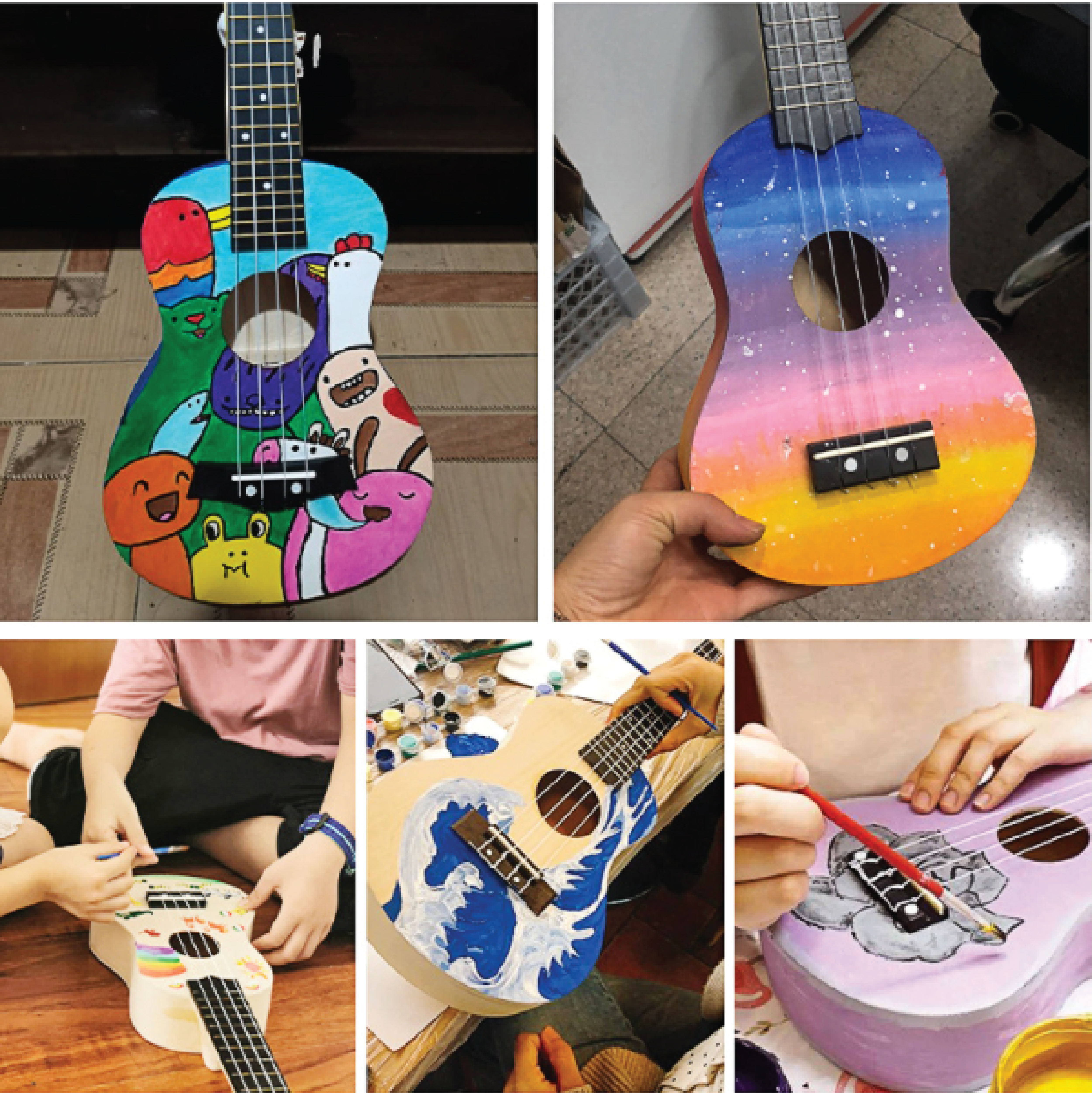우쿨렐레 DIY 만들기 기타렐레 가방 케이스 입문용 상품 이미지