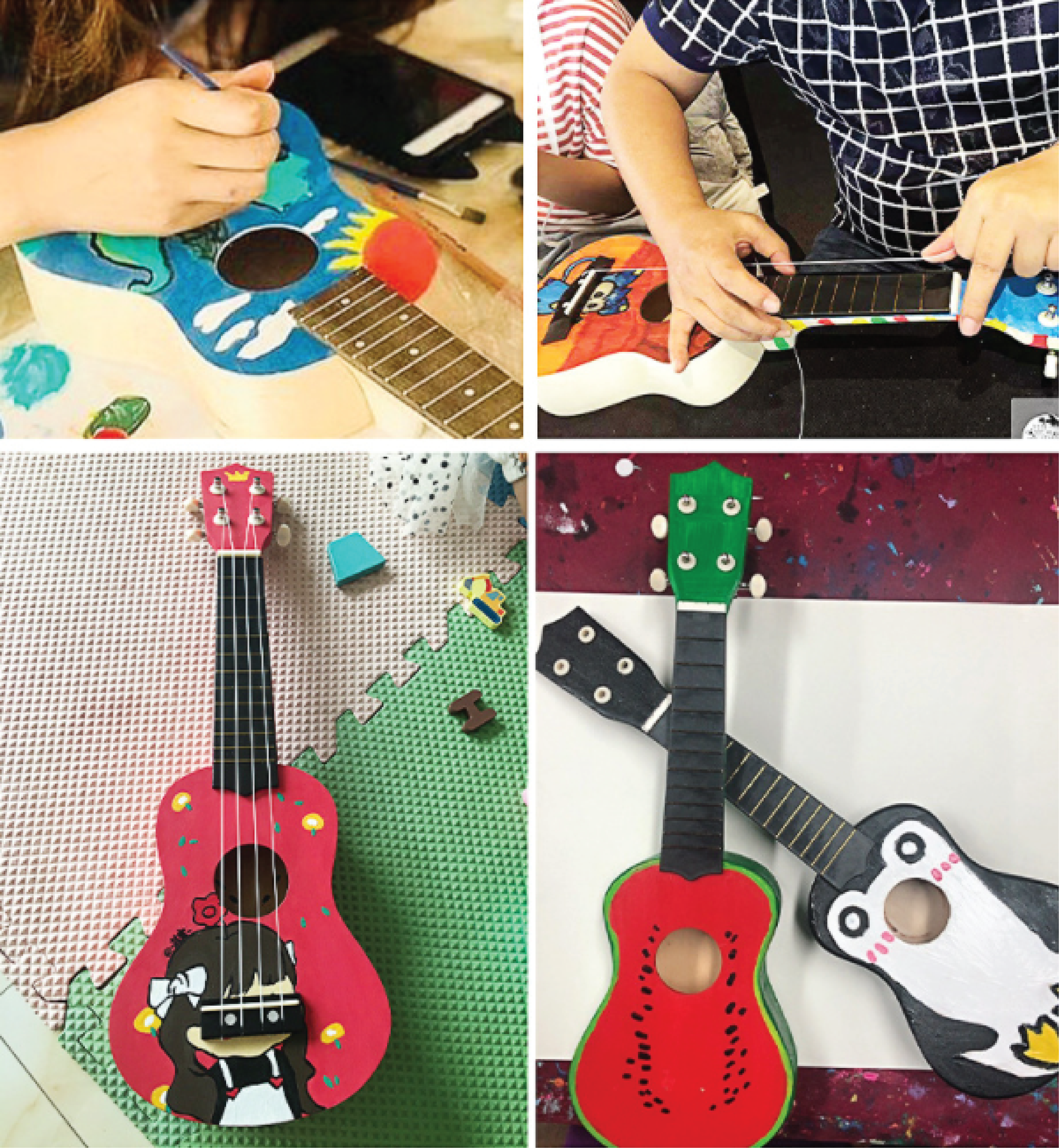 우쿨렐레 DIY 만들기 기타렐레 가방 케이스 입문용 상품 이미지