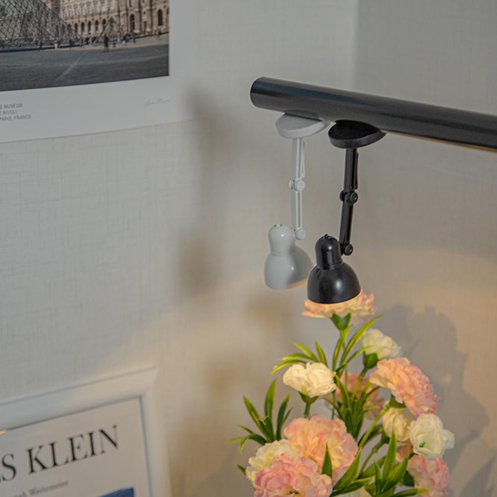 붙이는 자석 간접 조명 미니 led 무드등 LED꼬마스탠드조명 화이트