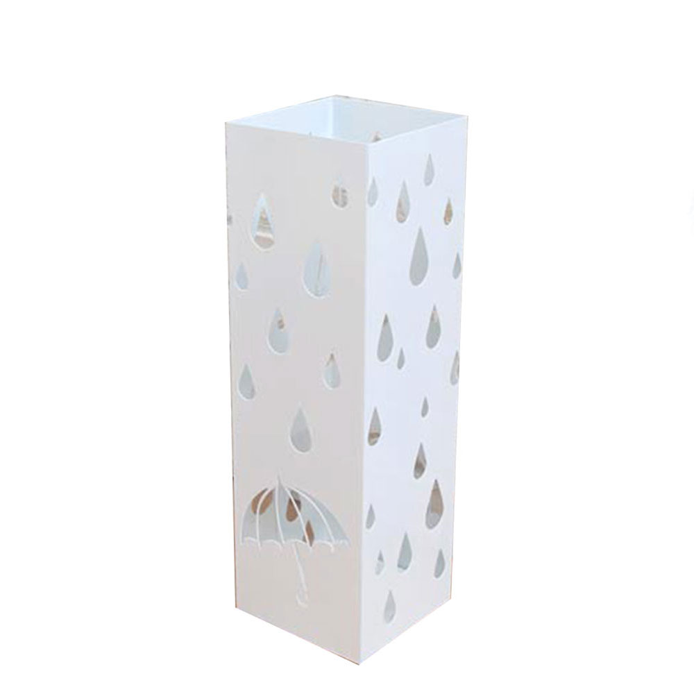 빗방울 철제 우산꽂이 가정용 현관 인테리어 수납 우산통 블랙 화이트