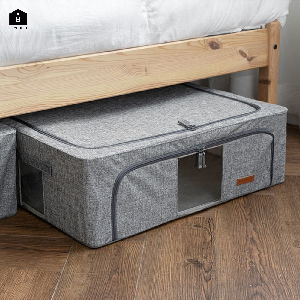 침대밑수납장 드레스룸 정리함 옷 프리미엄 대형 낮은 리빙박스 44L