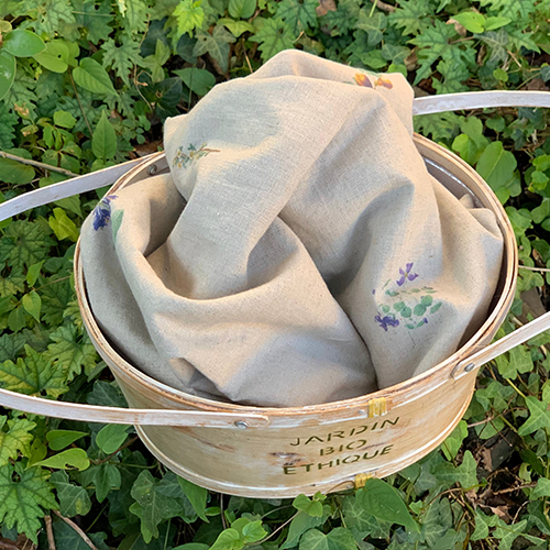 더블유패브릭 사브르 린넨원단 워싱처리 15수 대폭 린넨천 원단 앞치마 커튼 소품 천가게 - 상세 이미지 3