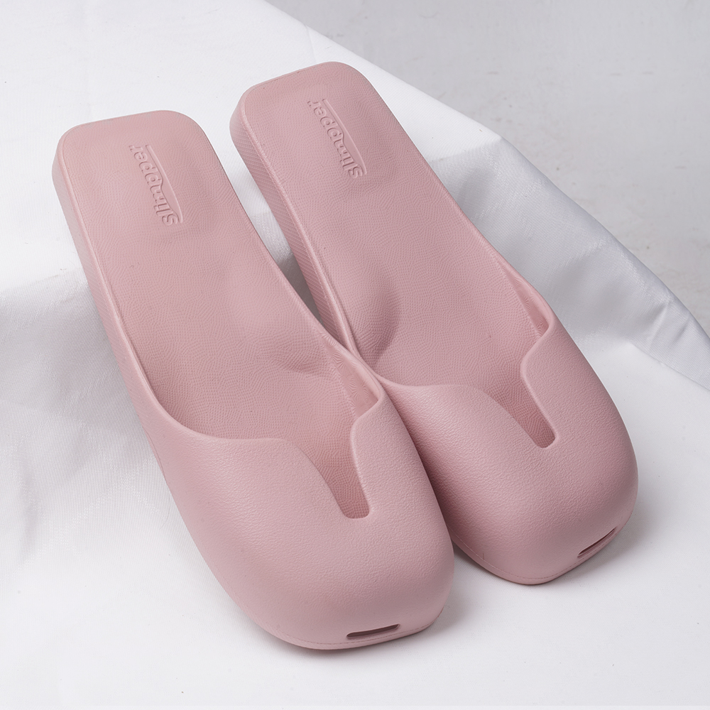 슬림퍼 뮬 솔라 욕실화 작은발 좁은 발볼 칼발 욕실 화장실 문에 안걸리는 발등 낮은 슬리퍼 이미지 7