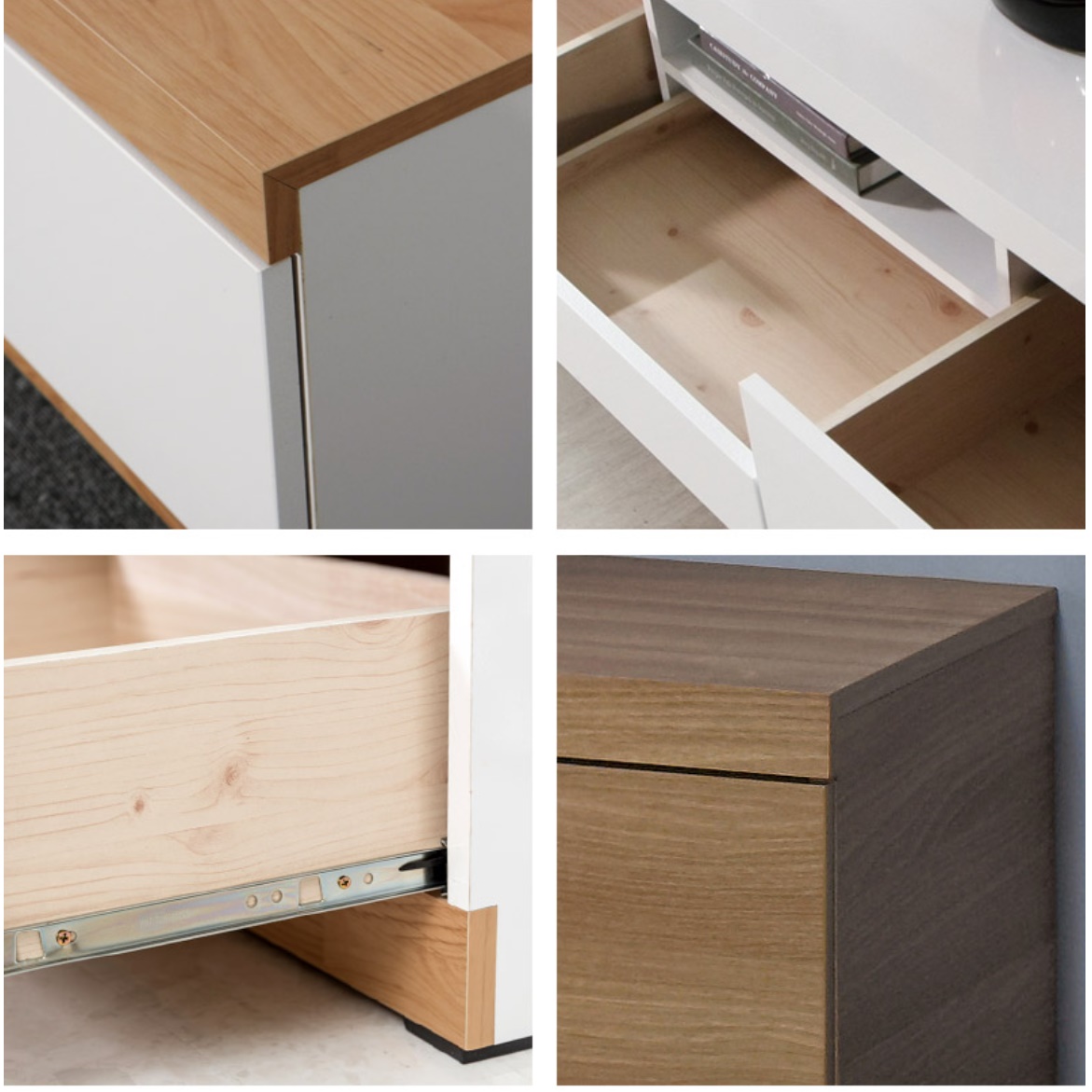 모던 티비 다이 화이트 거실장 75인치 티비거실장 오디오 장 장식장 티브 얇은 낮은 2400