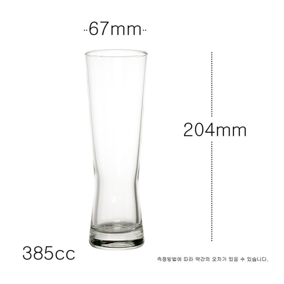 소맥잔 쏘맥잔 고급 맥주 전용 잔 모나코 하이볼 유리 글라스 2p - 상세 이미지 2