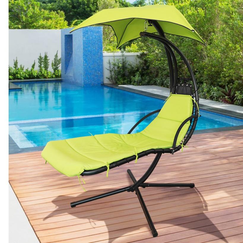 캠핑 흔들의자 파라솔 캠핑 침대 의자 리클라이너 플라이