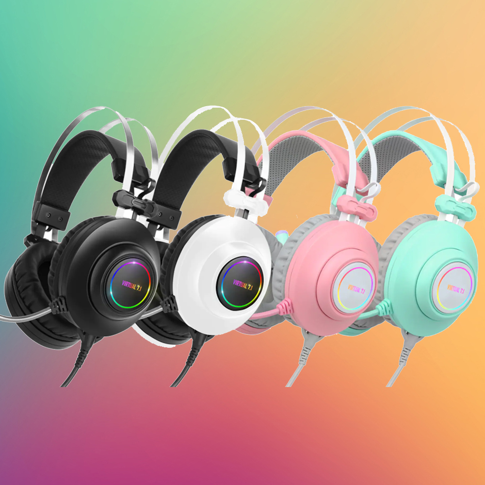 앱코 해커 N550 ENC 가상7.1 RGB 게이밍헤드셋