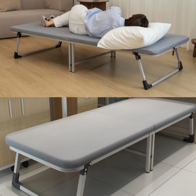 이동식 침대 좁은 방 침대 이동 간의 접히는 이동형 병원 간이 침대 집 간병인 접이식