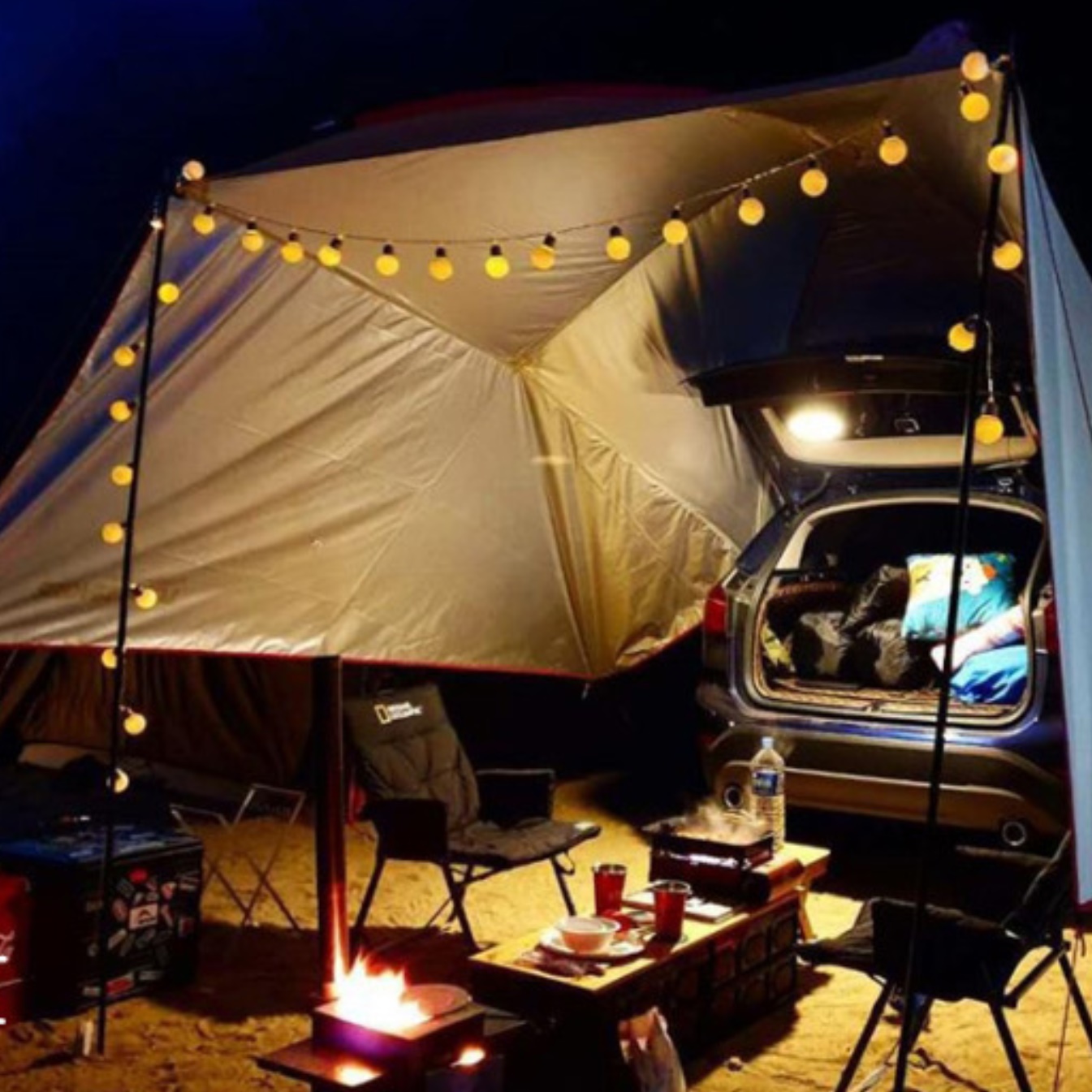 감성 캠핑용 가랜드 야외용 옥상 조명 루프탑 전구 줄줄이 테라스 전구 글램핑 캠핑장 조명