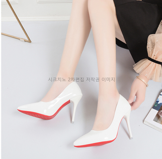 225-275 파센디 10cm 스틸레토 에나멜 하이힐 여성 구두 11color 상세 이미지 19