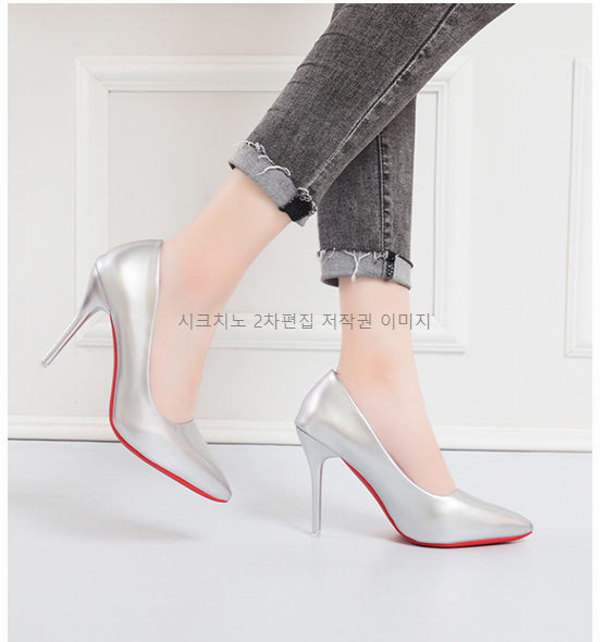 225-275 파센디 10cm 스틸레토 에나멜 하이힐 여성 구두 11color 상세 이미지 17