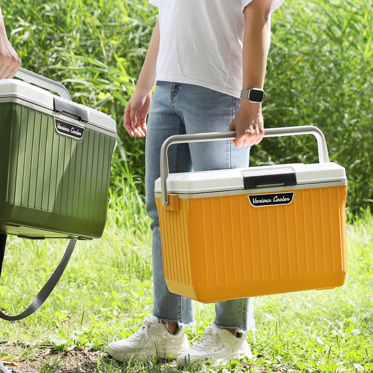캠핑용 아이스박스 캠핑 피크닉 여행용 쿨러 업소용 아이스박스