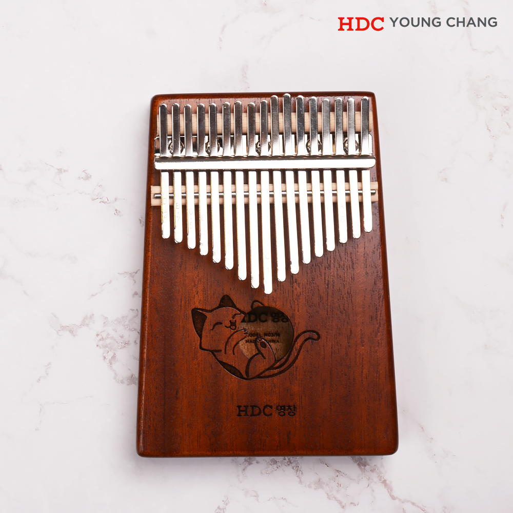 영창 칼림바 마호가니 M03 고양이 17음계 올솔리드 원목카림바