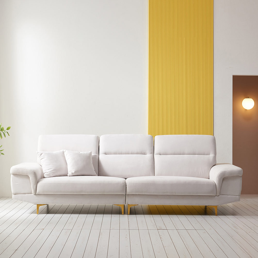 서광퍼니처 디첸 아쿠아텍스 이지클린 패브릭 4인용 소파 sk