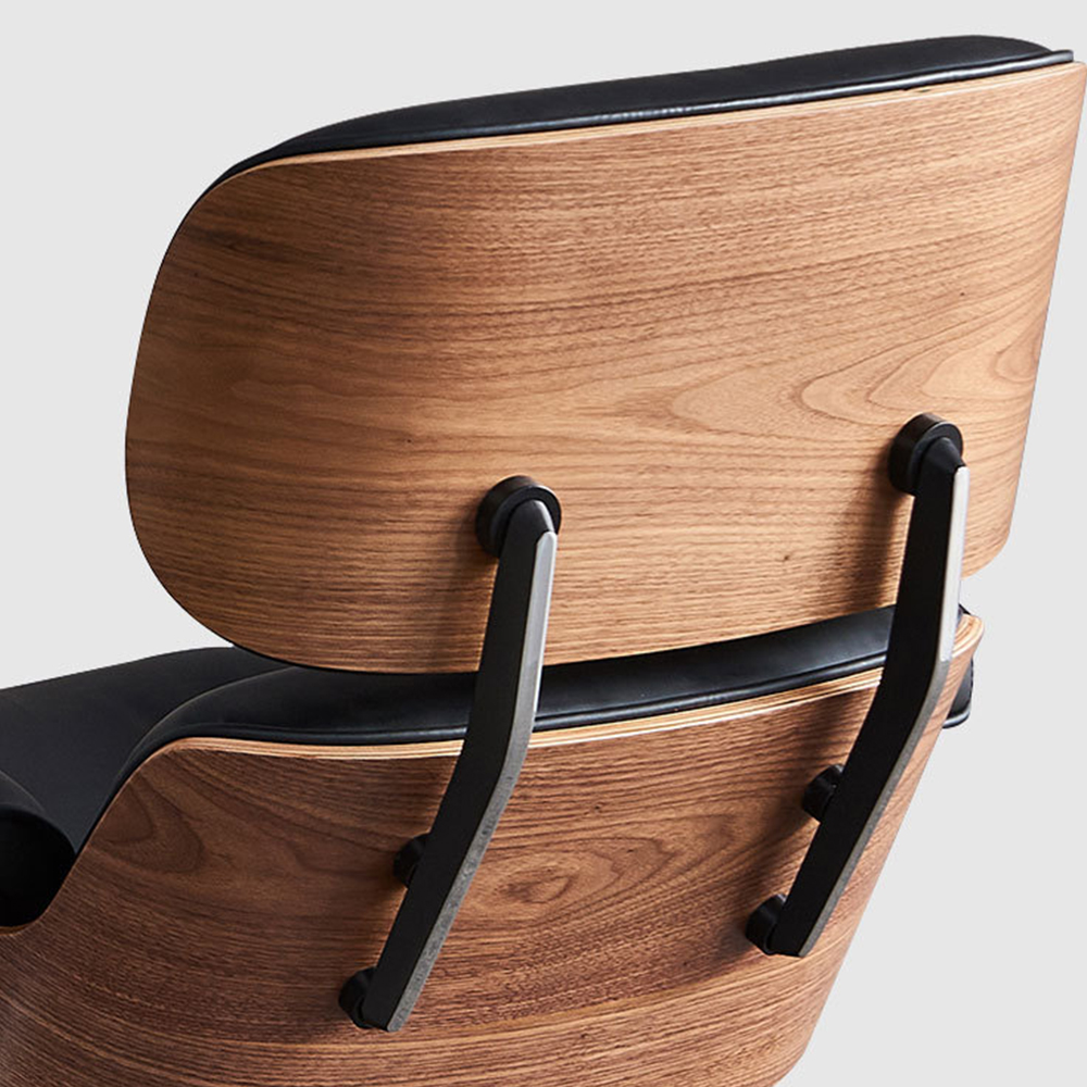 라슈에뜨 고품질 이태리 사장님 릴렉스 의자 체어 1인용 소파 가죽 퓨어블랙 스툴추가