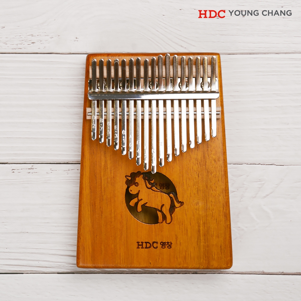 영창 칼림바 코아 유니콘 17음계 원목칼림바 손가락피아노 카림바