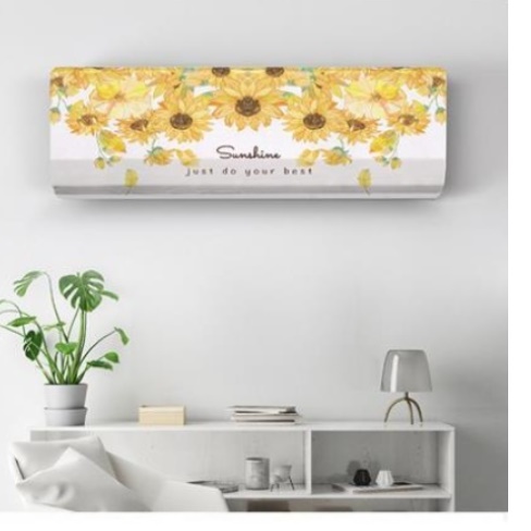 에어컨 차양막 벽걸이 에어컨 덮개 에어컨 보관 커버 케이스 차단막 쉴드 가리개 고급 덥게