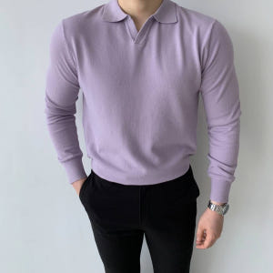 부드러운 머슬핏 긴팔 헨리넥 카라티 12색 어깨넓어보이는옷 목안늘어나는 ... 착용 후기 | 사이즈/핏 총정리 - 상품 이미지 4