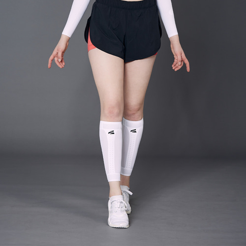에너스킨 E75 컴프레션 카프 슬리브 세트 (좌우) 종아리슬리브 블랙 화이트 - 상세 이미지 5