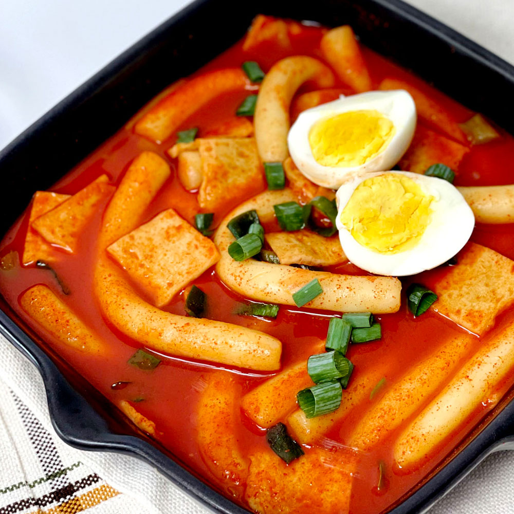 요리하는미녀 떡볶이 밀키트 2~3인분 밀떡 어묵 포함 450g