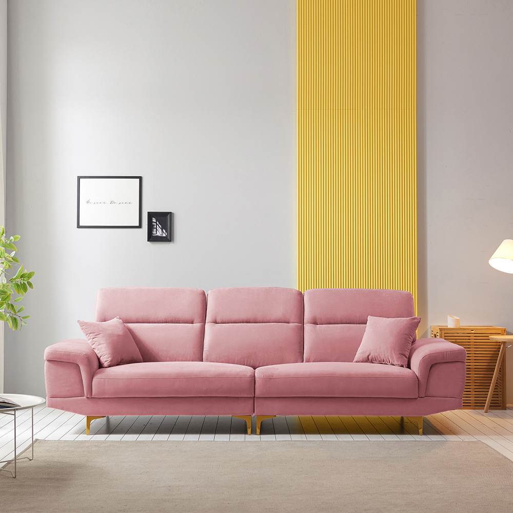 서광퍼니처 디첸 아쿠아텍스 이지클린 패브릭 4인용 소파 sk