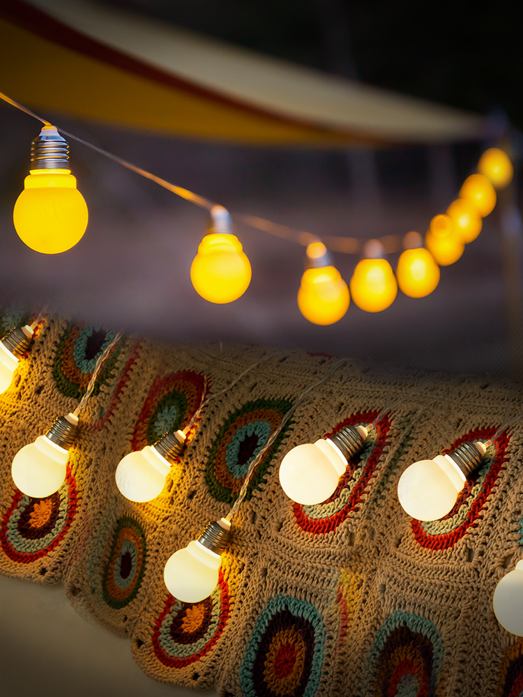 레토 감성 LED 캠핑 크리스마스 조명 알전구 앵두전구 무드등 (USB전원) LPL-SL05