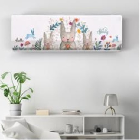 에어컨 차양막 벽걸이 에어컨 덮개 에어컨 보관 커버 케이스 차단막 쉴드 가리개 고급 덥게