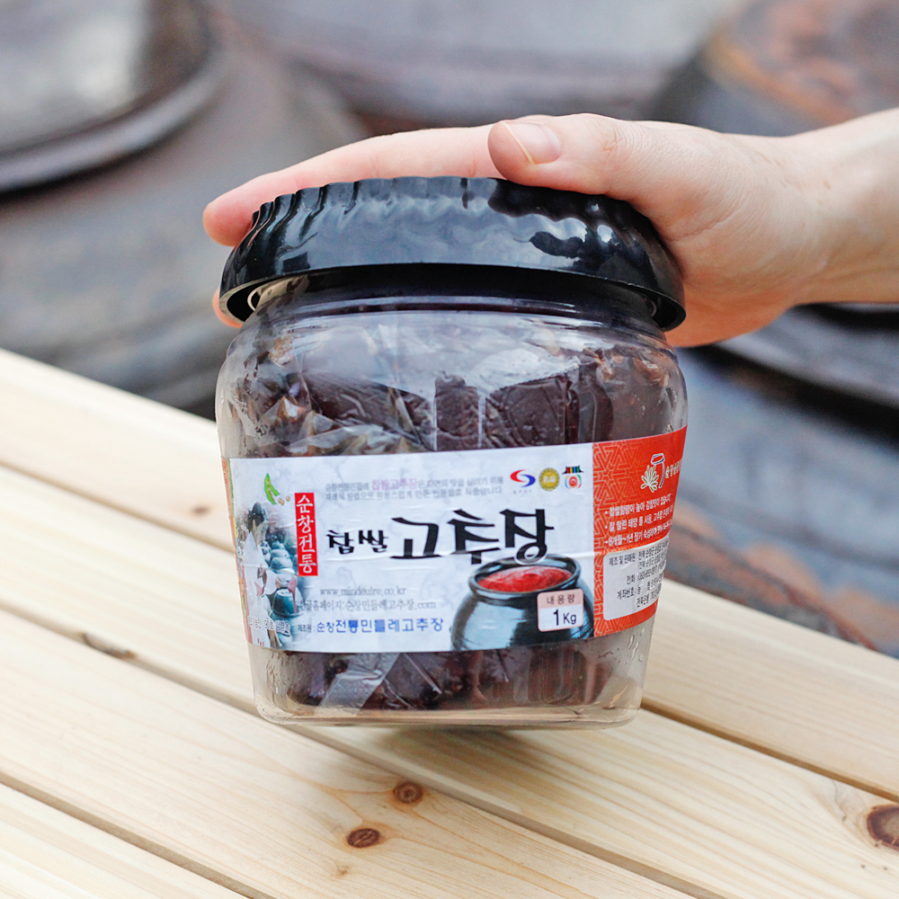 순창 찹쌀 넣은 전통고추장 1kg 민들레 국산재료 100% - 상세 이미지 3