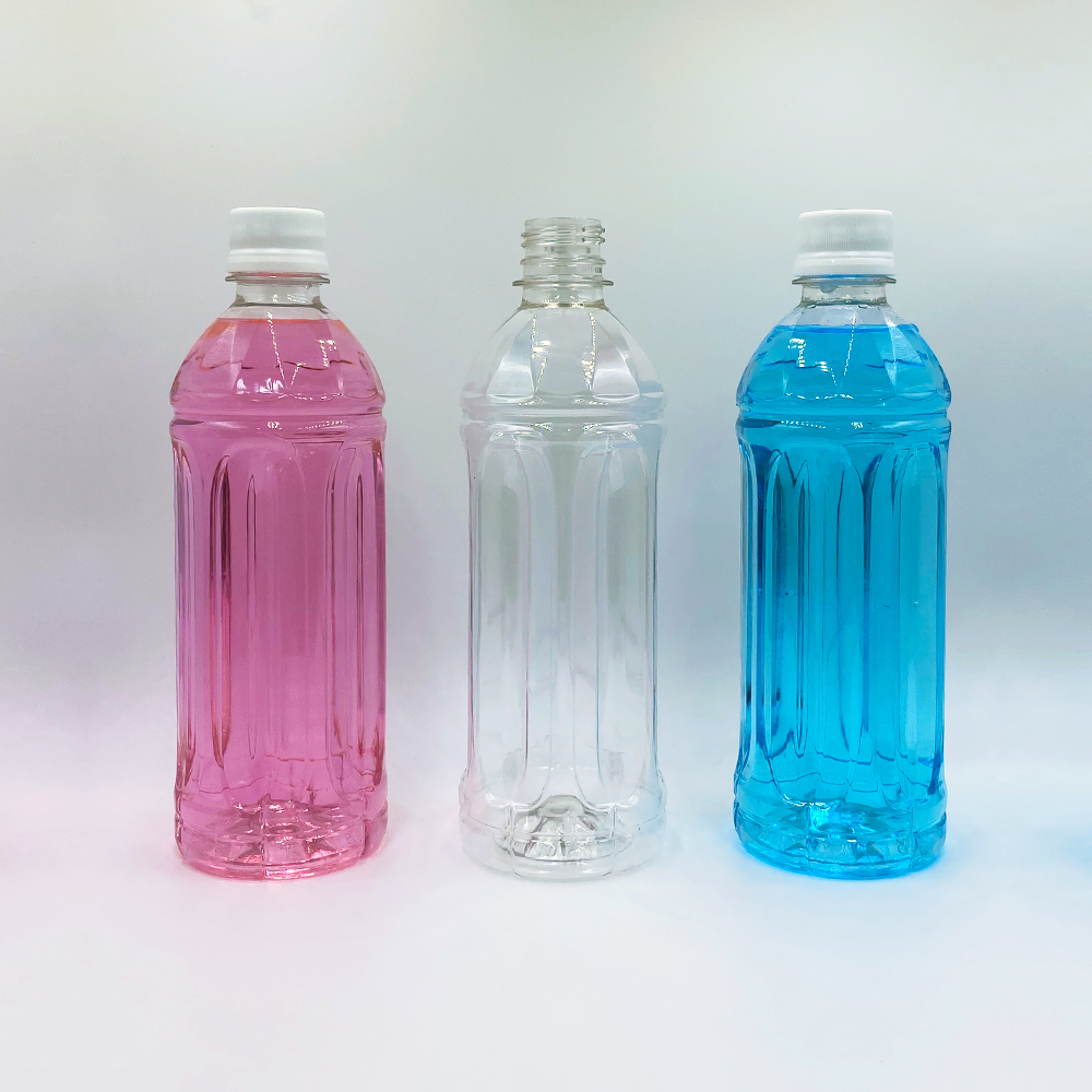 국내생산 보틀스 원형육각일반 페트병 500ml 일회용 물병 - 메인 이미지