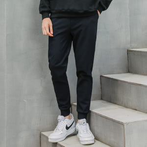 [블랙몬스터핏]트리코트 기모 트레이닝바지 러닝 조거 팬츠 겨울 츄리닝 운... 착용 후기 | 사이즈/핏 총정리 - 상품 이미지 2