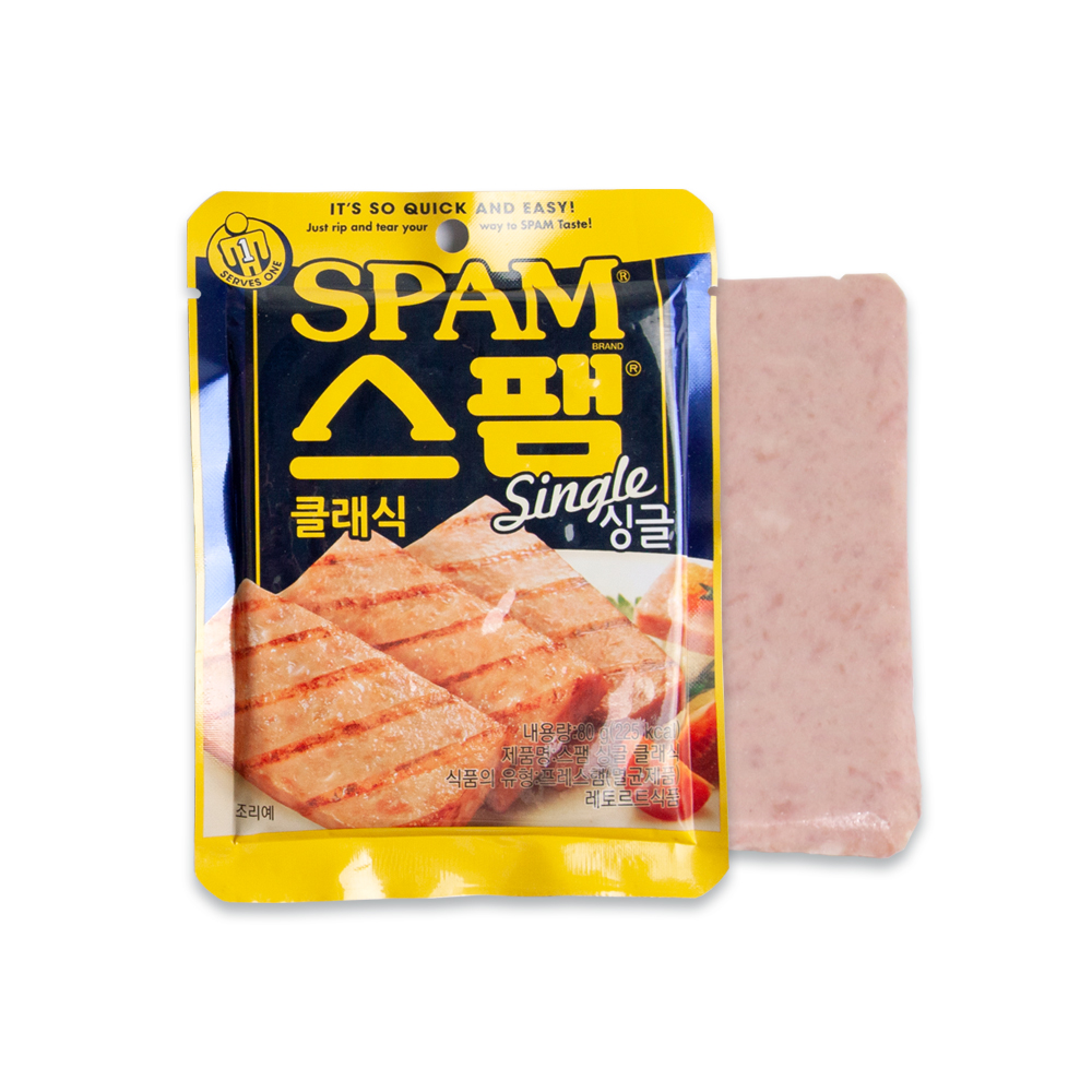 스팸 싱글 클래식 80g - 상품 이미지