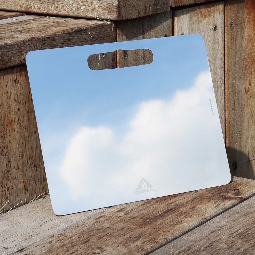 캠웨이 CW-E0001 스테인리스 캠핑 미러도마