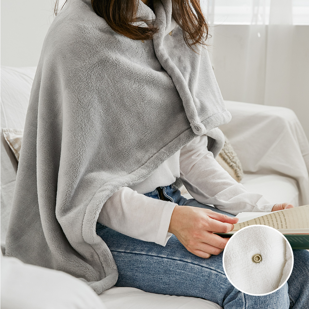 양털 담요 블랭킷 극세사 밍크 부드러운 겨울 차박 캠핑 쇼파 이불 무릎 자수 카모마일 75x100cm 이미지 8