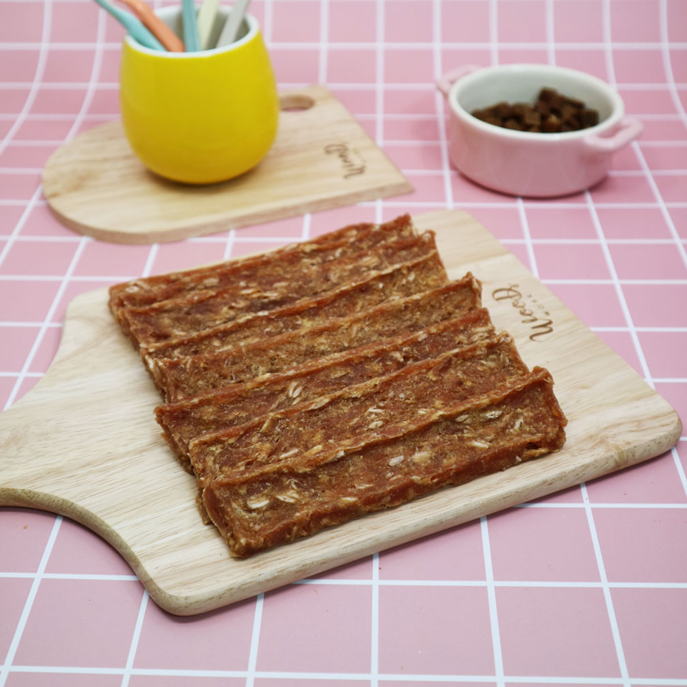 국내제작 양블오트밀스틱 강아지수제간식 눈건강에 좋은 반려견 간식 양고기+오트밀+블루베리, 70g, 3개 이미지 2