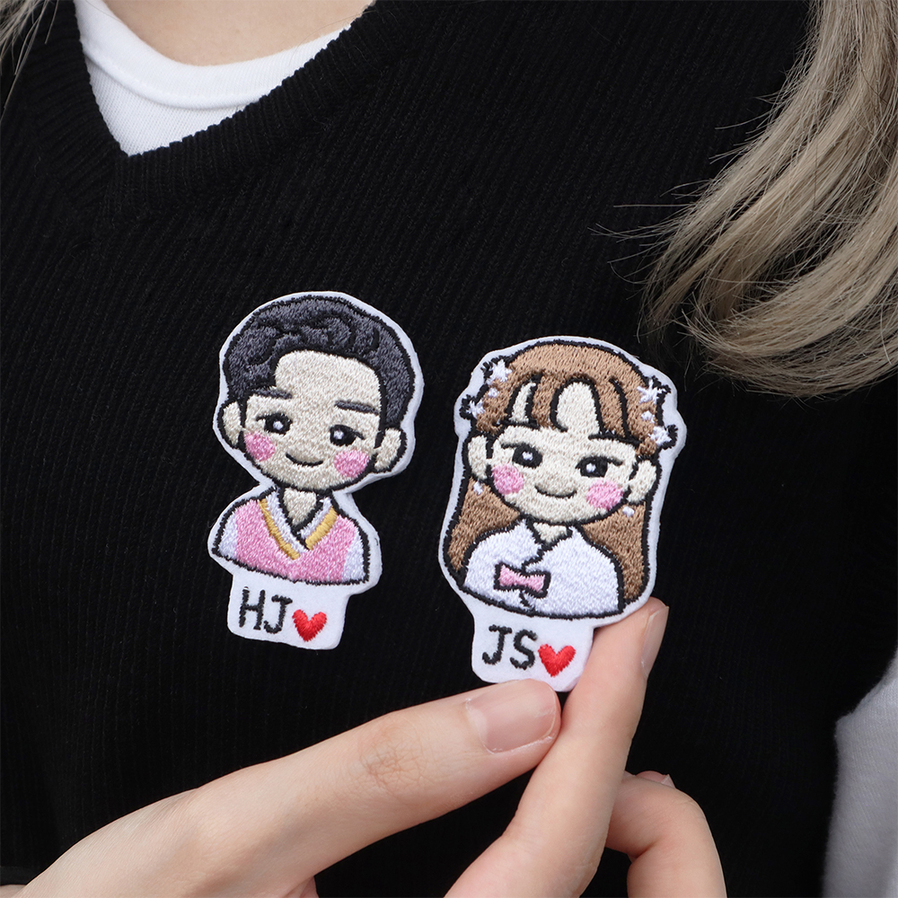 1+1 소량 굿즈 와펜 패치 주문 제작 벨크로 열접착 - 상품 이미지