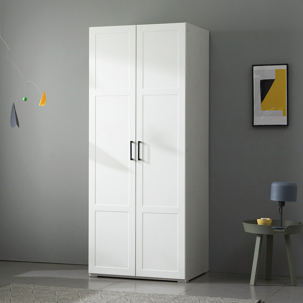 장인가구 커슨 행거형 싱글장 입본장 이불장 키큰장 800옷장 - 상품 이미지