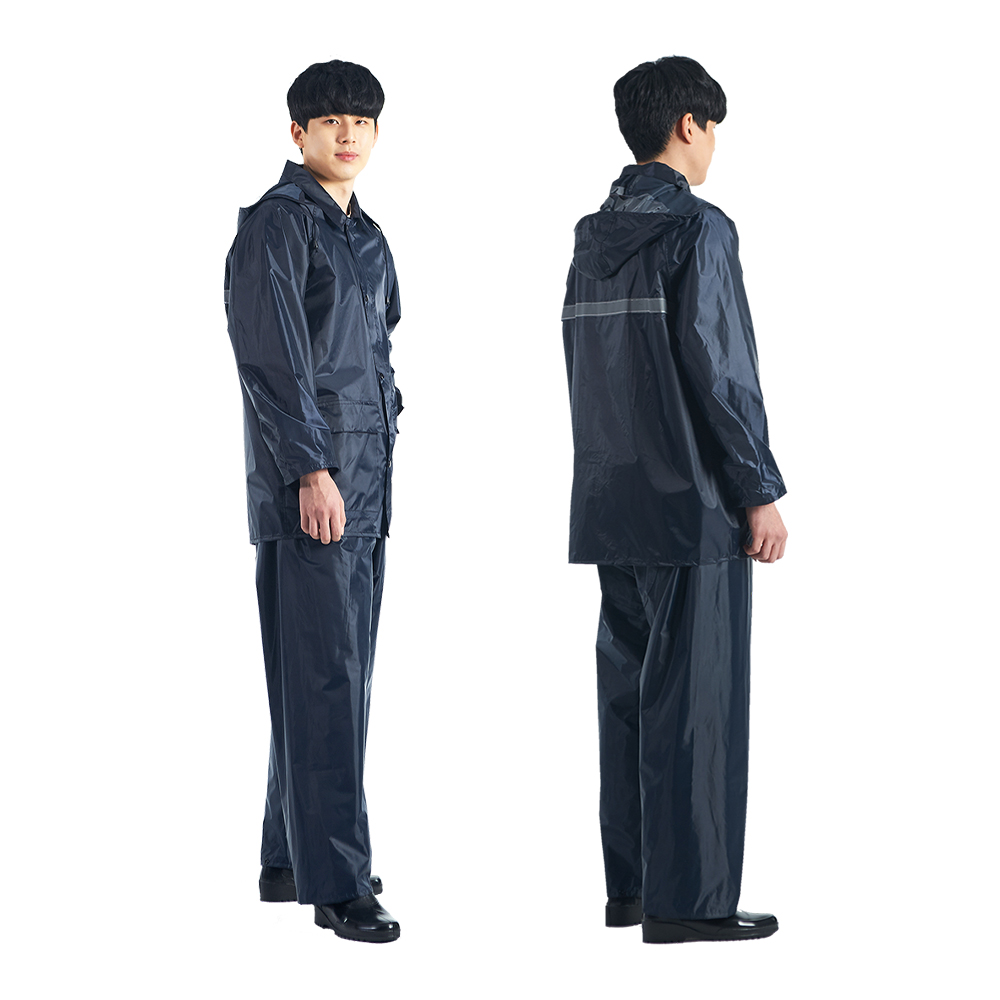 부창산업 회오리 우의 랜덤 발송 남녀 공용 안전 작업 어업 산업 현장 성인 용 우비 비옷 이미지 4