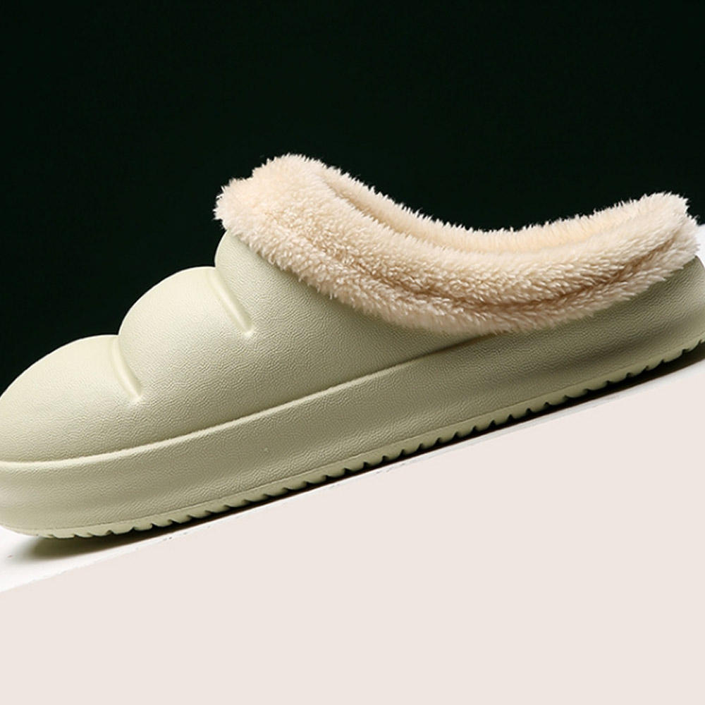 (창고정리) 거실 털 방수 실내화 겨울 쿠션 슬리퍼 층간소음 요양원 사무실 털실내화