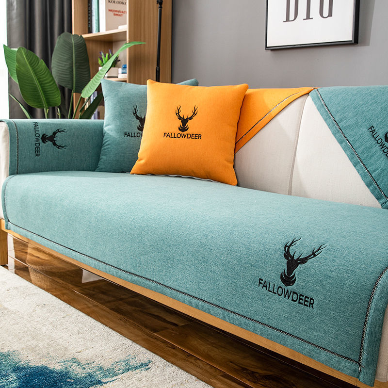 논슬립 쇼파커버 70X150 소파패드 천갈이 덮개 매트 방석 그레이 3인용