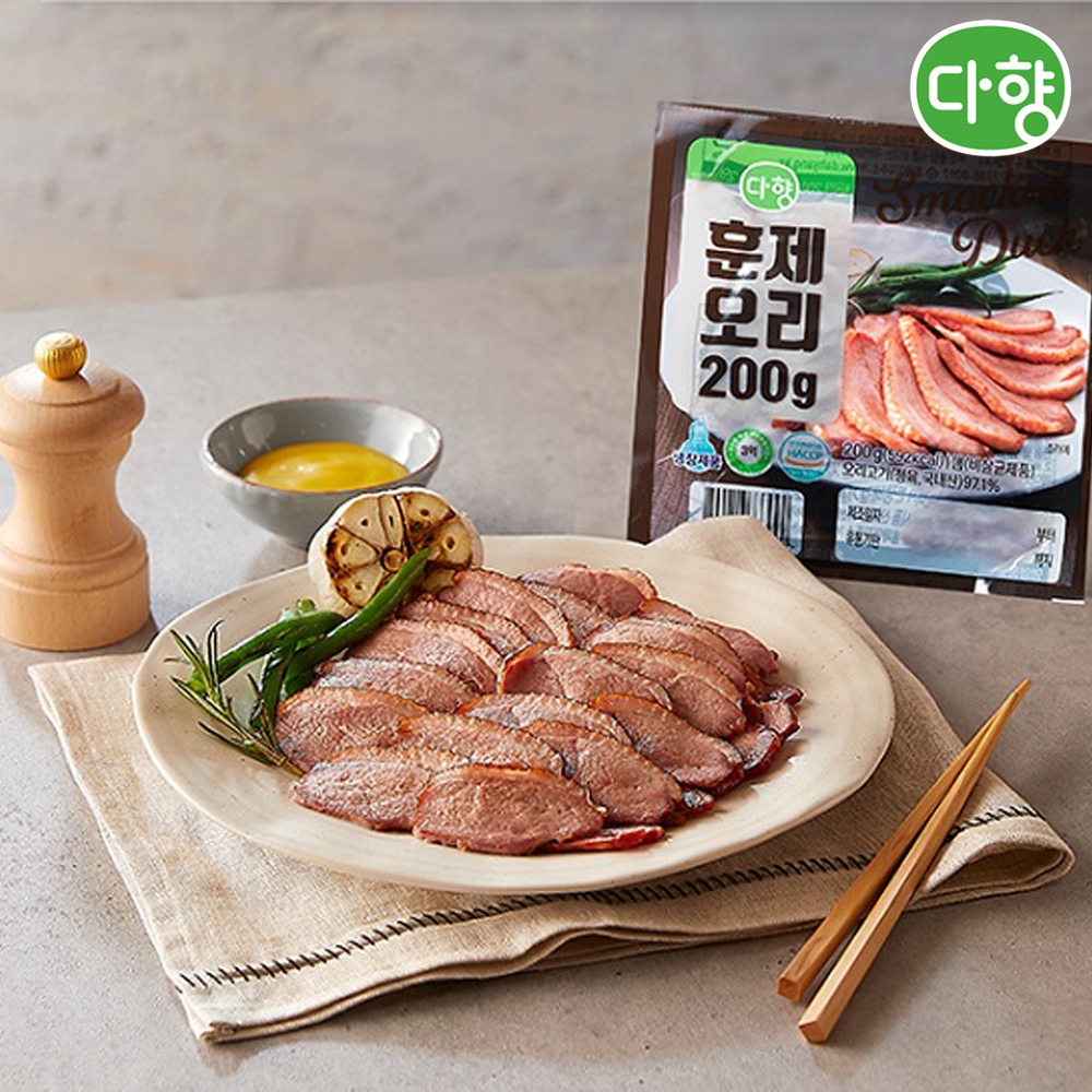 다향 훈제 오리 고기 슬라이스 200g 10개 이미지 4