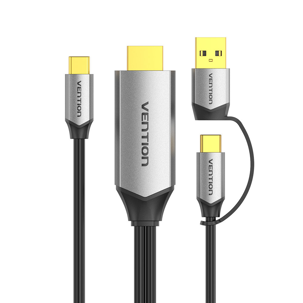 벤션 울트라V2 C타입 HDMI V2.0 미러링 비디오 케이블 CGX 2m, 1개 - 상세 이미지 3