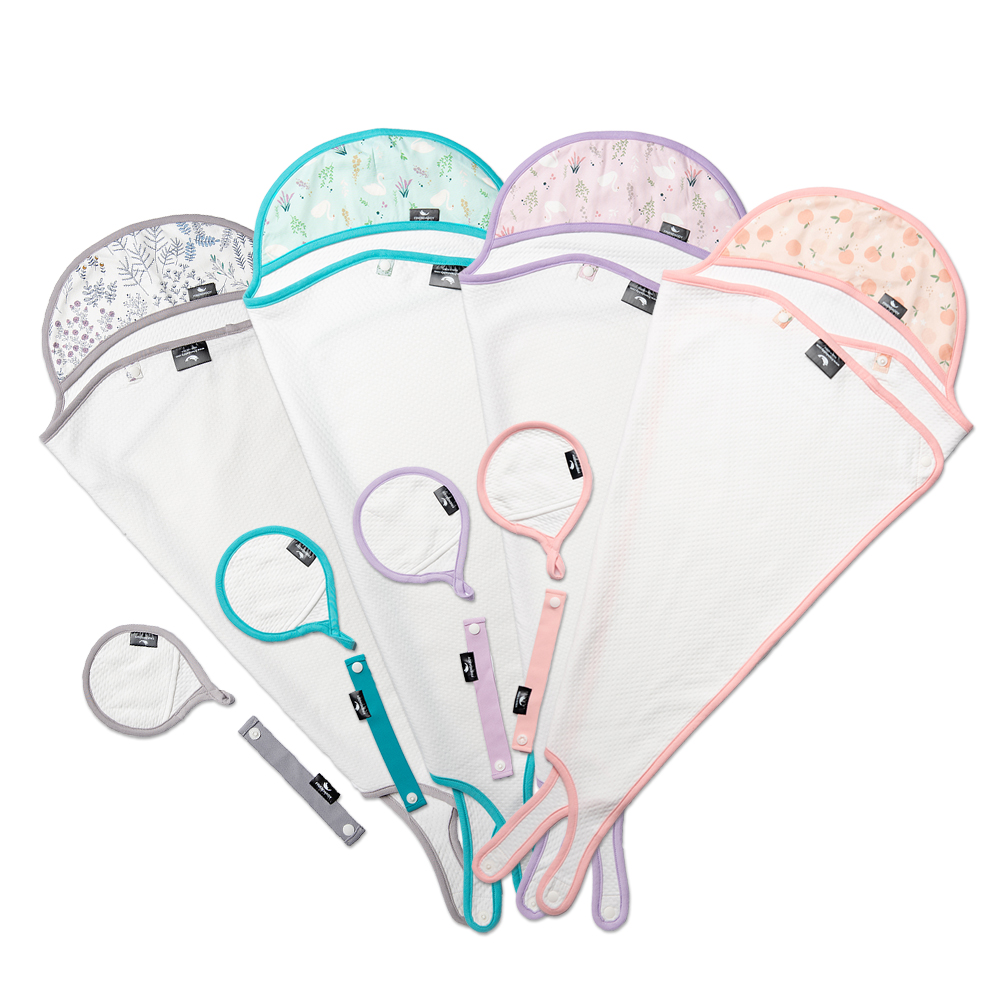 프랜대디 대나무항균 신생아 유아 아기목욕타올 수건 앞치마