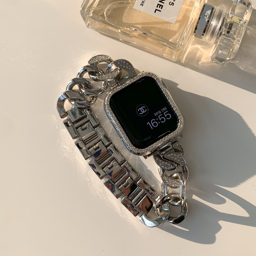 스마트워치 메탈 스트랩 베젤링 필름 워치 38mm 40mm 41mm 밴드 13종 모음 상세 이미지 103