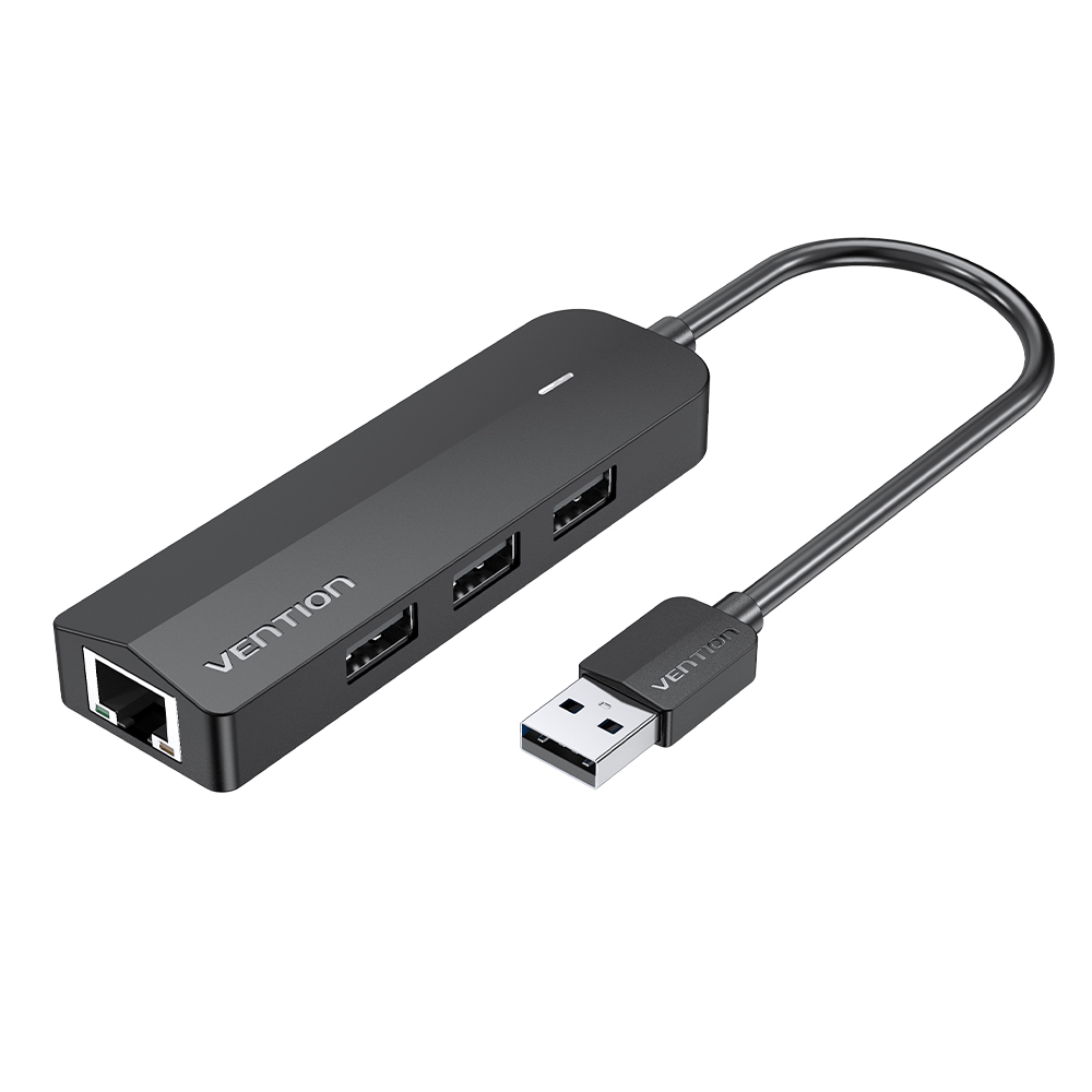 벤션 USB 랜카드 3포트 멀티 허브, CHPBB - 상품 이미지