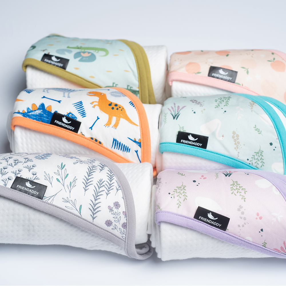 프랜대디 대나무항균 신생아 유아 아기목욕타올 수건 앞치마