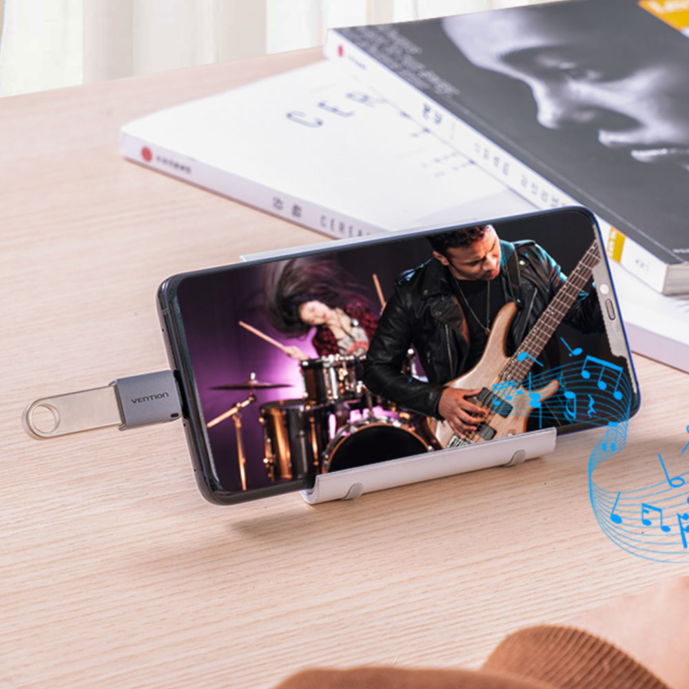 벤션 USB3.1 C타입 to USB3.0 고속 OTG 스트랩 젠더, CDQH0 - 상세 이미지 2