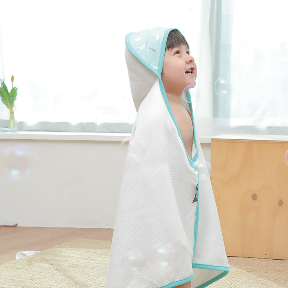 프랜대디 대나무항균 신생아 유아 아기목욕타올 수건 앞치마