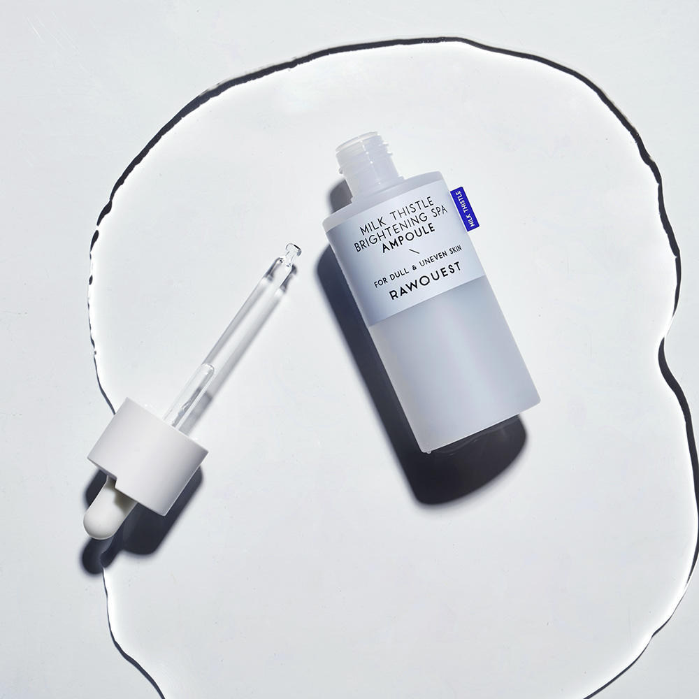 [로우퀘스트] 브라이트닝 듀오 1 (밀크시슬 브라이트닝 앰플 50ml + 밀크시슬 브라이트닝 스파 클렌징 폼 150ml) - 상세 이미지 4
