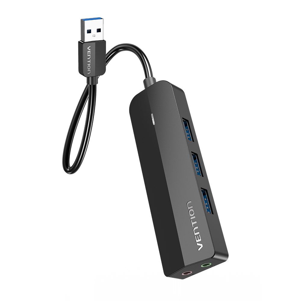벤션 USB 사운드카드 USB3.0 멀티허브 0.15m, CHIBB - 상세 이미지 4